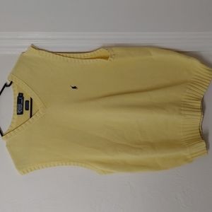 Yellow ralph lauren sweater vest